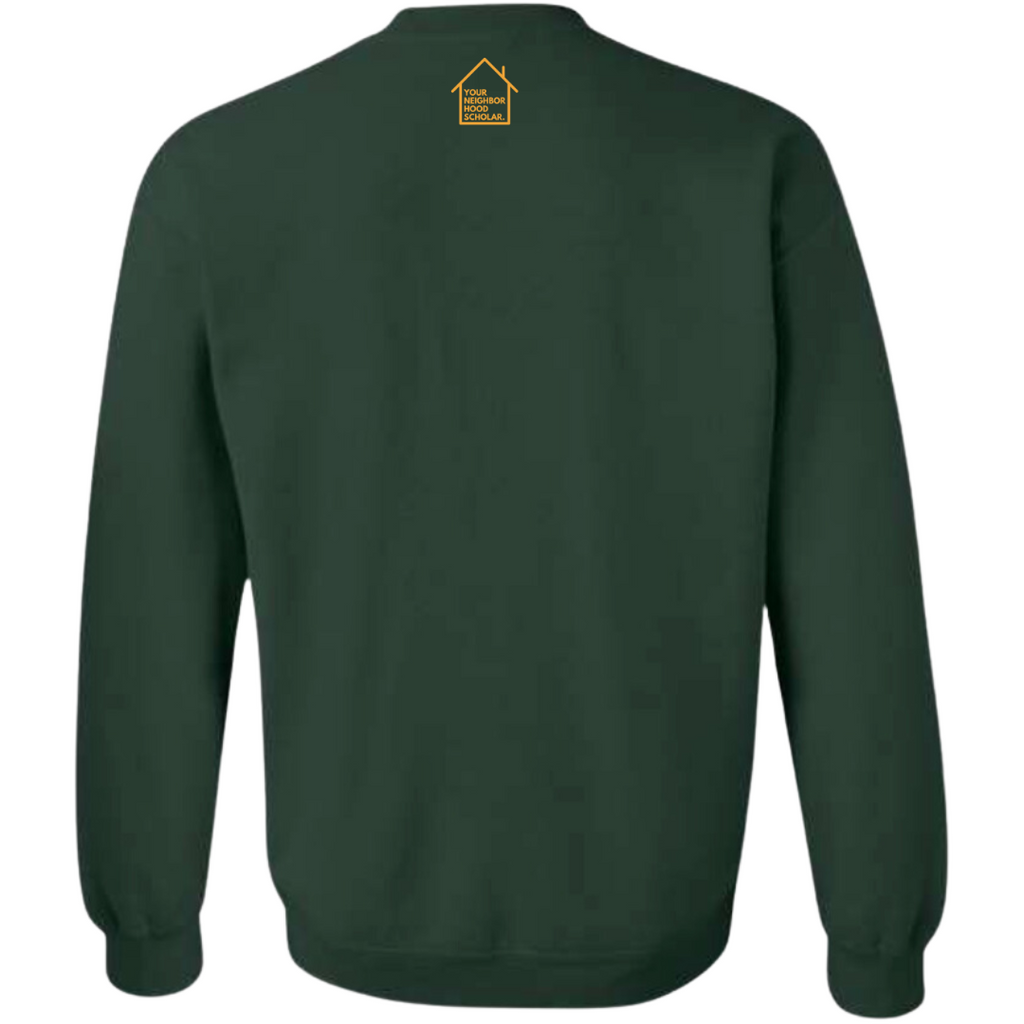 Classic Crewneck Forest Green Your Neighborhood Scholar