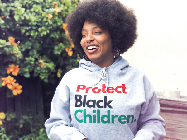 Protect Black Children Hoodies & Crewnecks (Sports Gray)