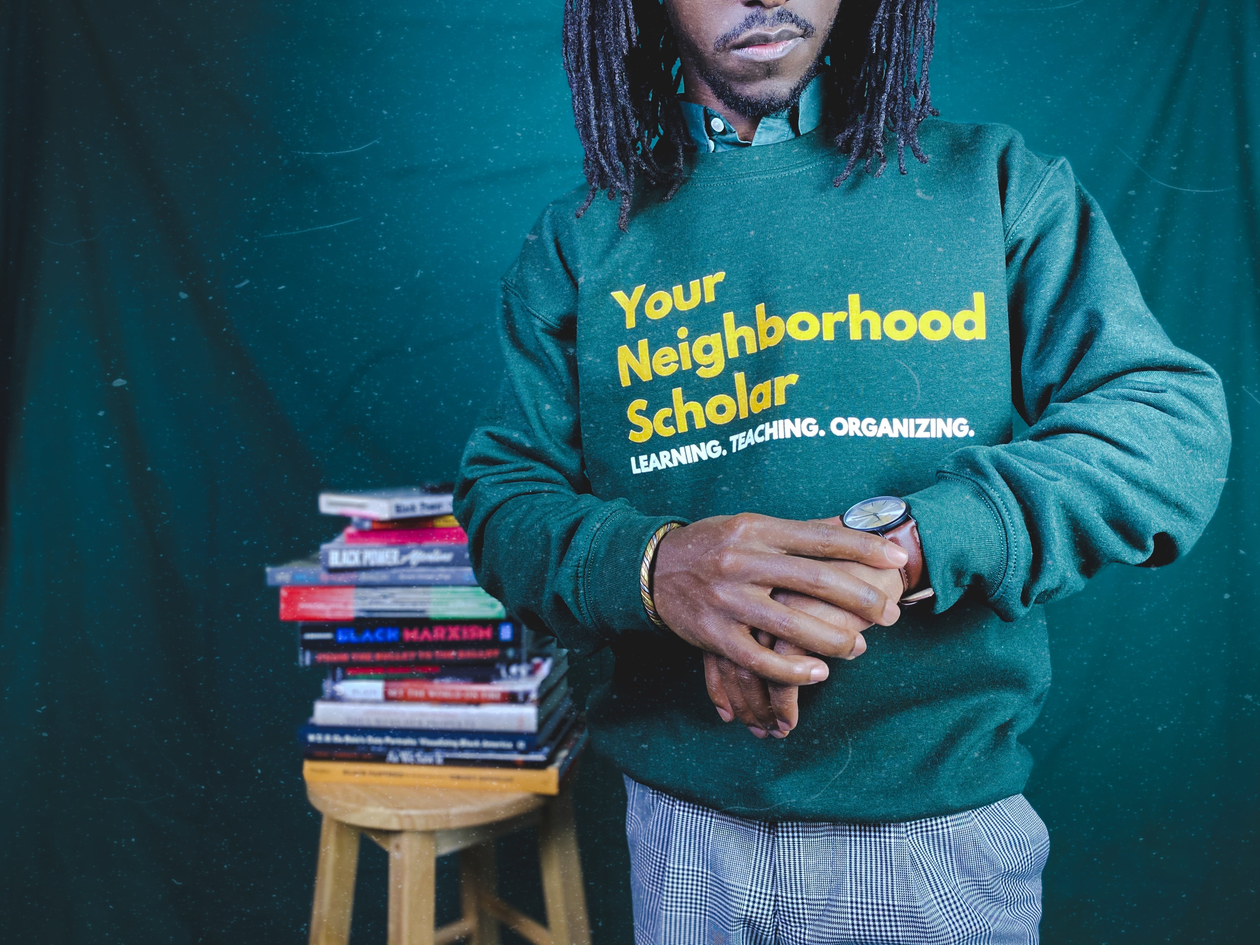 Forest Green Your Neighborhood Scholar Classic Crewnecks - *Free Shipping*