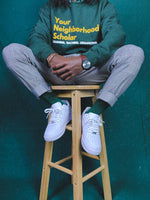Load image into Gallery viewer, Forest Green Your Neighborhood Scholar Classic Crewnecks - *Free Shipping*
